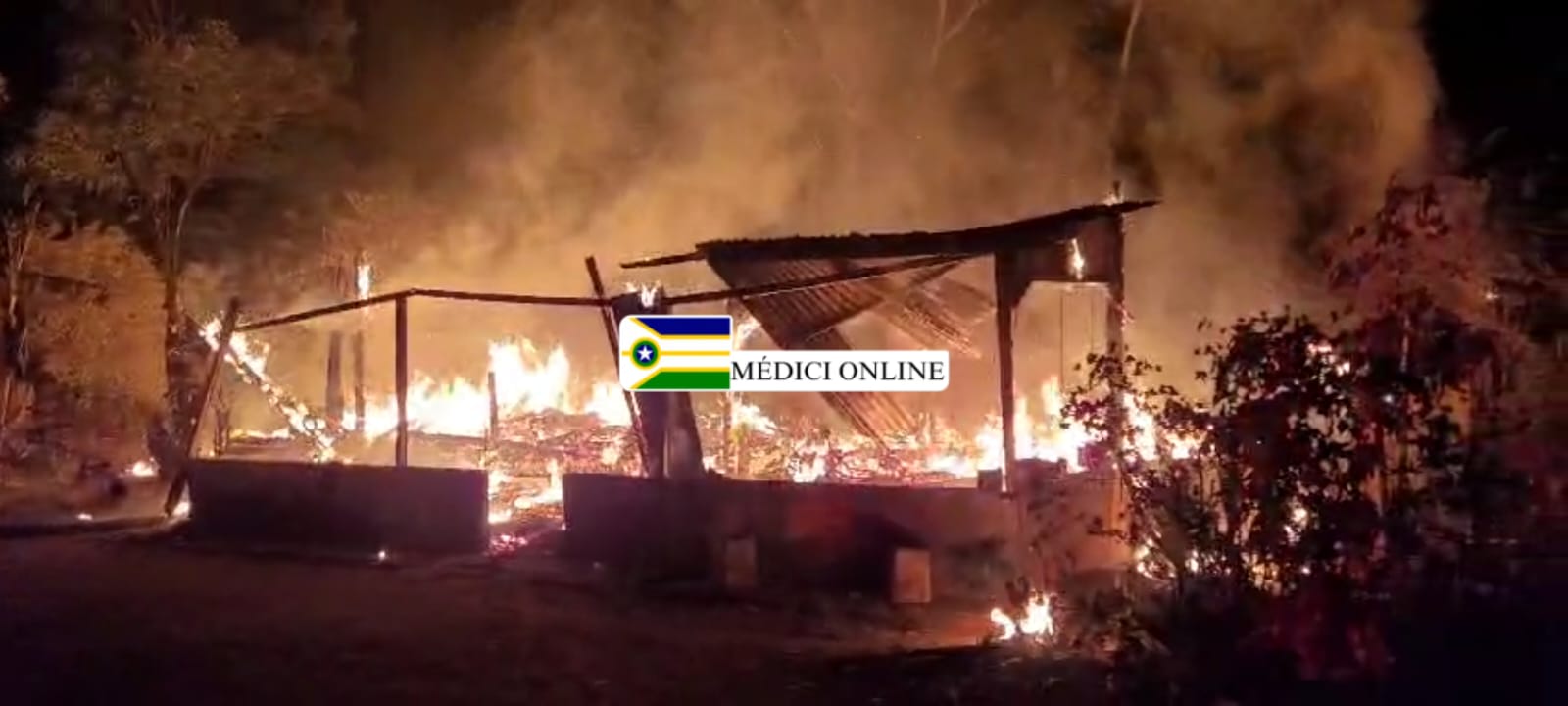 Dívida de R$400 leva a incêndio e agressão em Presidente Médici